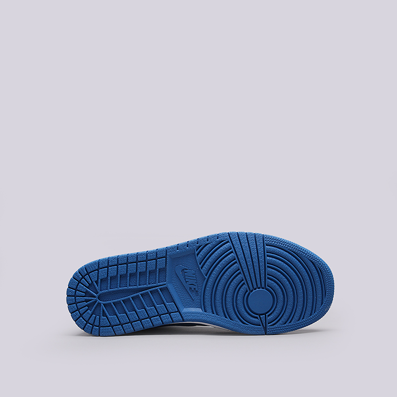 мужские синие кроссовки Jordan 1 Retro Mid 554724-400 - цена, описание, фото 5